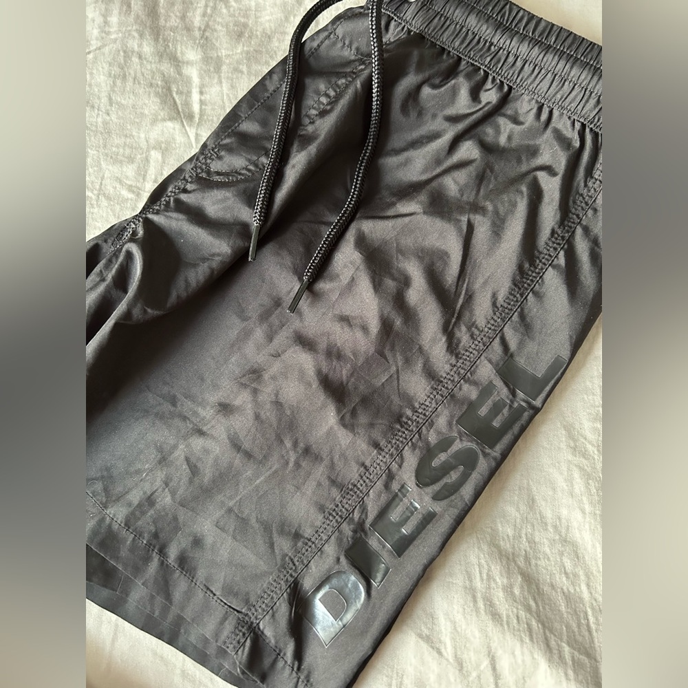 Diesel Black Swim Trunks